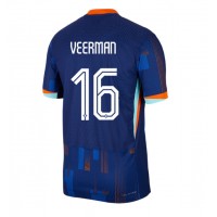 Camisa de Futebol Holanda Joey Veerman #16 Equipamento Secundário Europeu 2024 Manga Curta